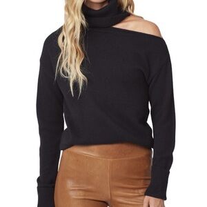 Paige Raundie Cold Shoulder Turtleneck XS